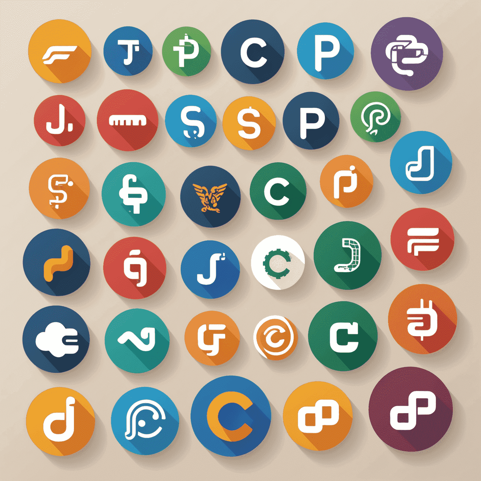 Una imagen que muestra varios logotipos de lenguajes de programación populares como Python, JavaScript, Java y C++